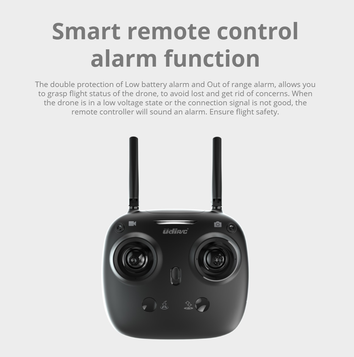 UDI U52G Mirage Pro RC GPS 1080p Wi Fi FPV Camera Brushless Drone